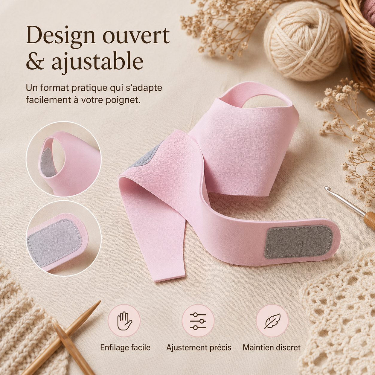 Attelle de soutien Nova™ pour activités créatives