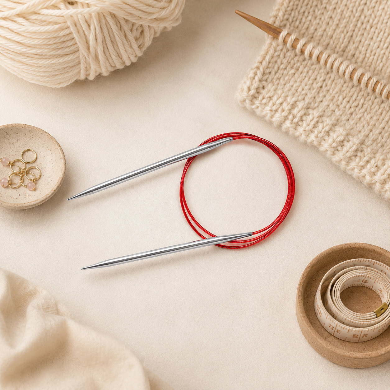 Aiguilles Circulaires Ergonomiques Nova™ – Tricot Confort 40 pouces